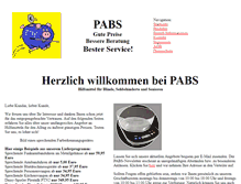 Tablet Screenshot of pabs-online.de